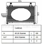 Радиатор кондиционера PARTS-MALL BS98112