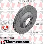 Тормозной диск ZIMMERMANN BS140275