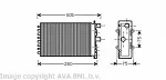 Радиатор отопителя печки AVA BS117344
