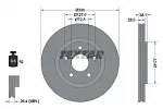 Тормозной диск TEXTAR BS140293