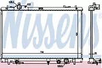 Радиатор охлаждения двигателя NISSENS BS92497