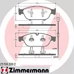 Тормозные колодки ZIMMERMANN Передние BS145266