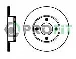 Тормозной диск PROFIT BS135497