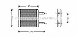 Радиатор отопителя печки AVA BS117324