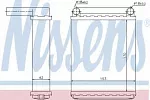Радиатор печки NISSENS BS118133